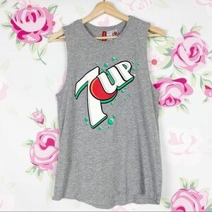 H&M Divided 7 Up Graphic Tank Top XS